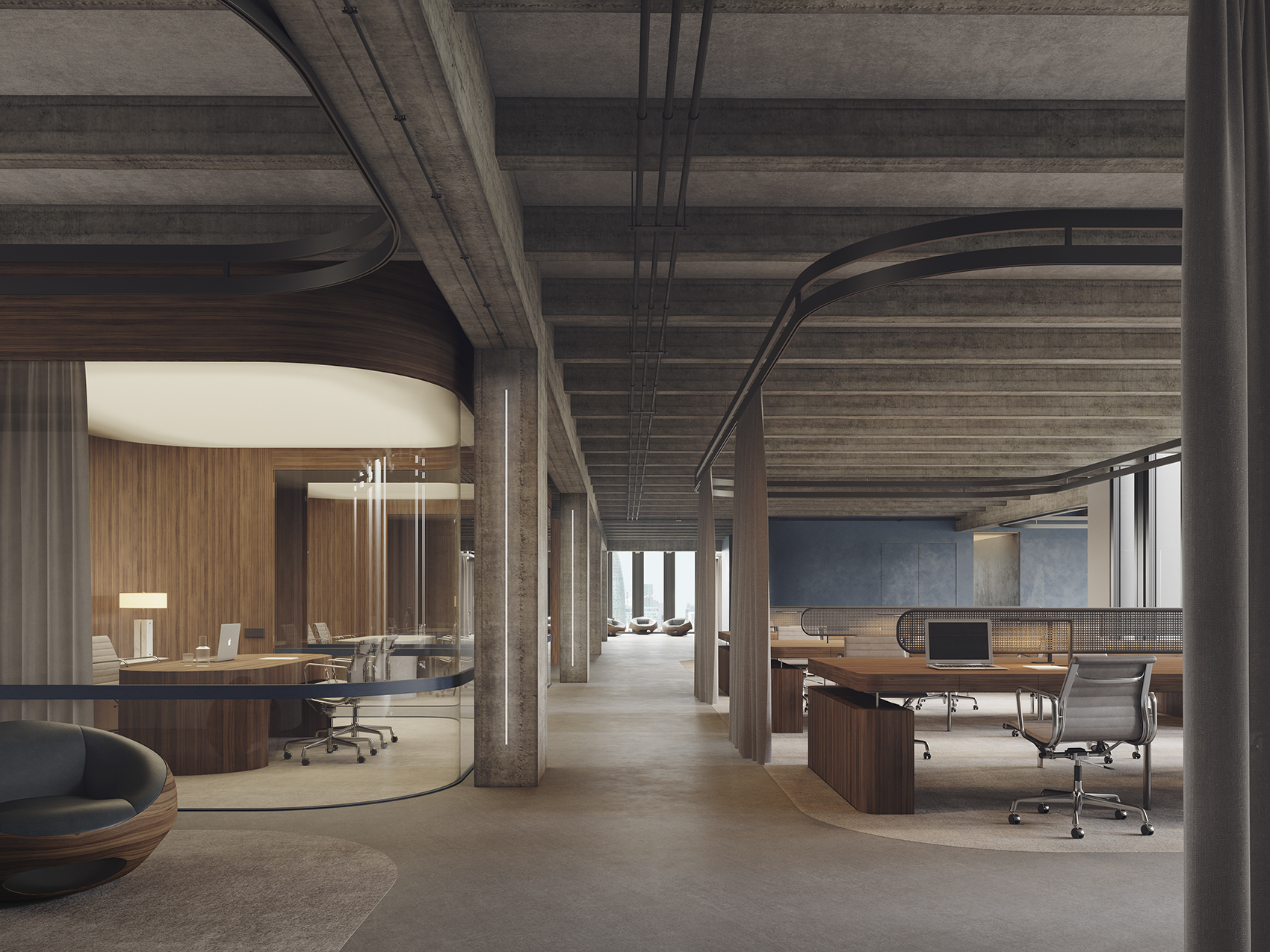 Interior design headquarters Barcelona general | Katty Schiebeck